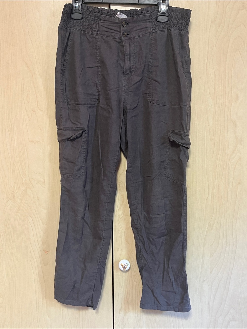 Hick Hiller Linen Cargo-Style Pants